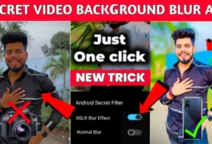 Video Background Blur App for Android