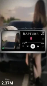 Music Player Capcut Template
