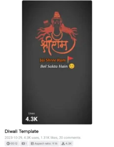 Diwali template