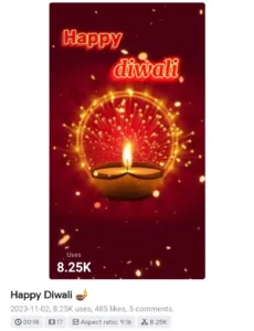 Happy diwali capcut Template