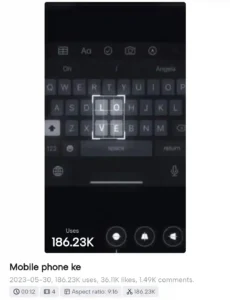 Mobile Phone Ke Love Capcut Template