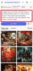 Bing AI 3D Couple Wings T Shirt Name Image Generator