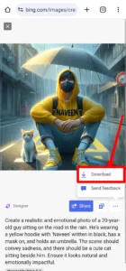 Bing AI 3D Umbrella Hoodie Name Image Generator