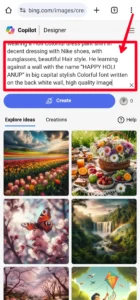 Bing AI Holi Wall Name Image Generator