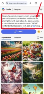 Bing AI Krishna Holi T Shirt Name Image Generator