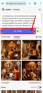 Bing AI Durga Puja T Shirt Name Image Generator .webp