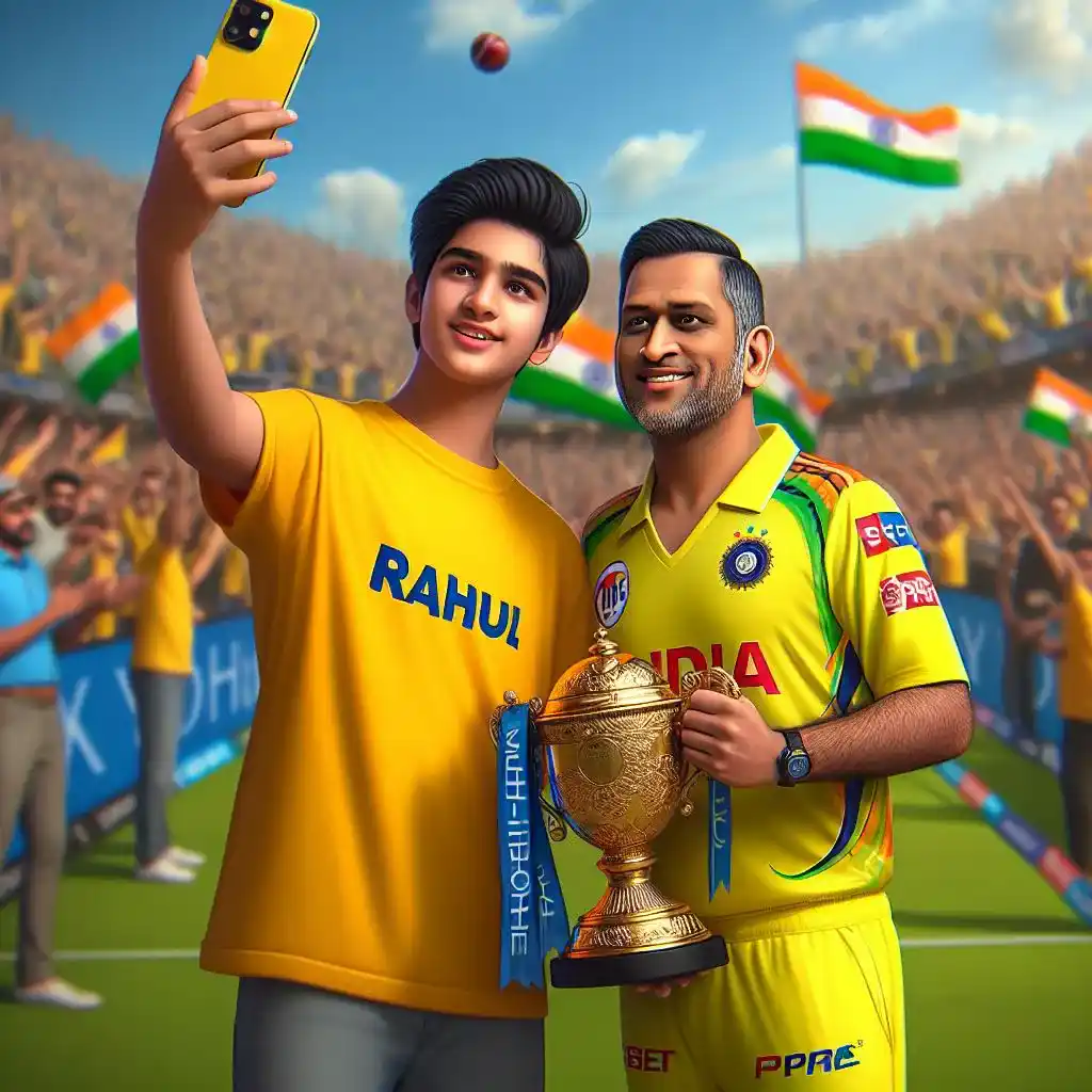 Photo Editing With Cricketer 