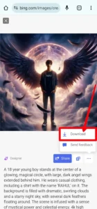 Bing Lucifer Wing Name Photo generator