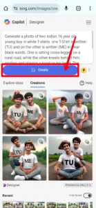 Bing Friends Sitting T Shirt Name Photo generator
