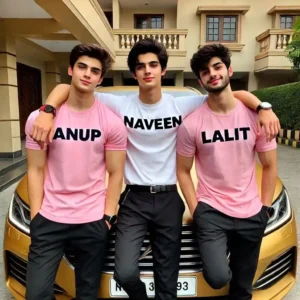 best friend name t-shirt photo editing