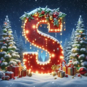 christmas latter name ai photo editing