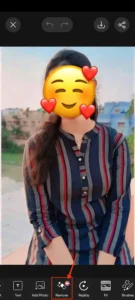 Picsart Remove Option