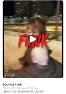 Capcut Template Bounce Funk