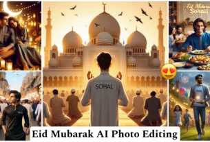 Eid Mubarak AI Name Photo Editing Prompts
