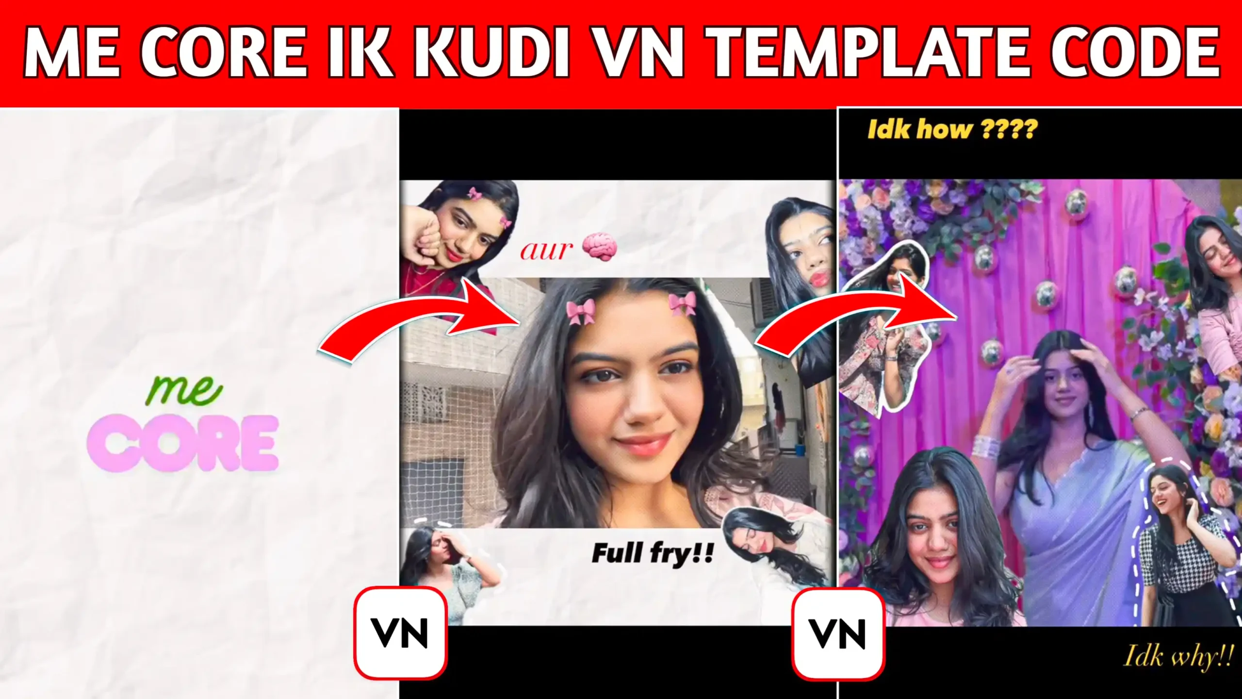 Me Core Ik Kudi Song VN Template Code