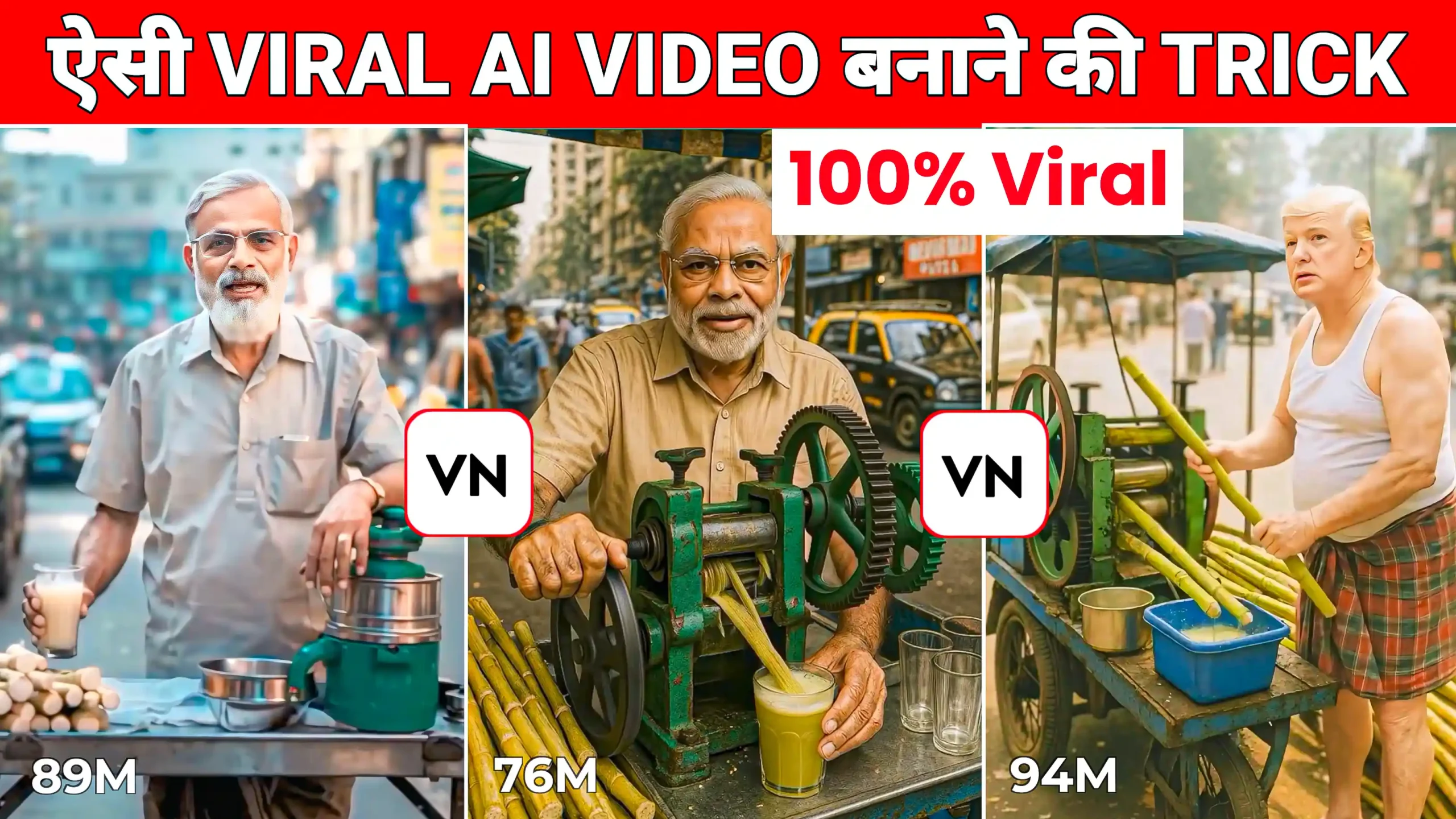 Ganne Ka Juice Bada Glass AI Video Generator