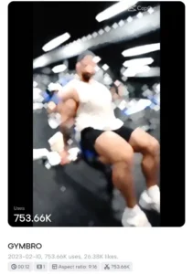 Halo blur gym Capcut Template
