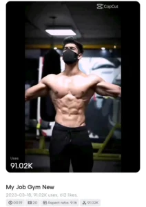 Trending Gym Capcut Template 
