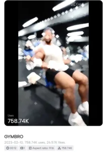 bodybuilder blur effect capcut template