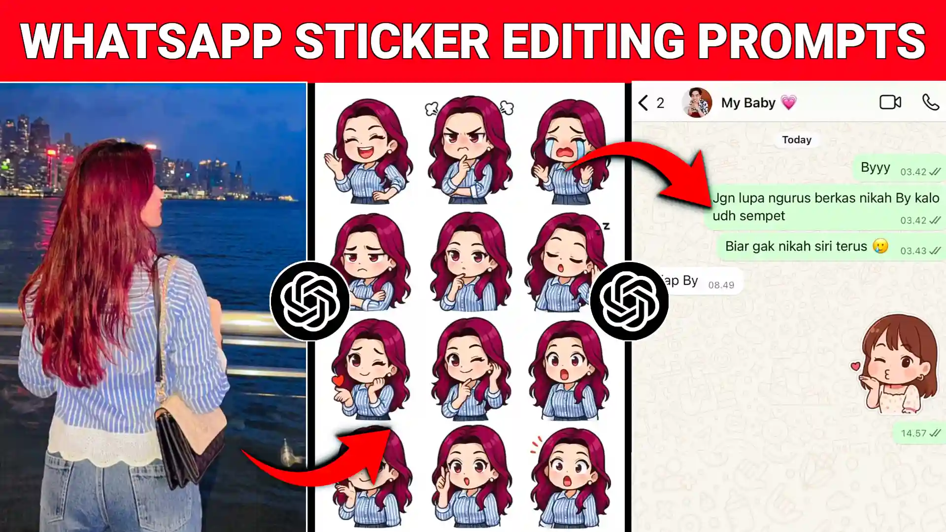 New ChatGpt WhatsApp Sticker Editing Prompts