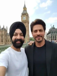 Shahruk khan celebrity selfie ai photo editing