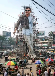 Statue Instagram 3D Photo Editing