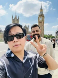 Virat Kohli selfie ai photo editing