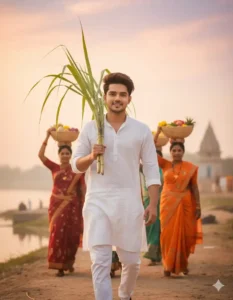 2025 trending chhath puja ai photo editing prompts