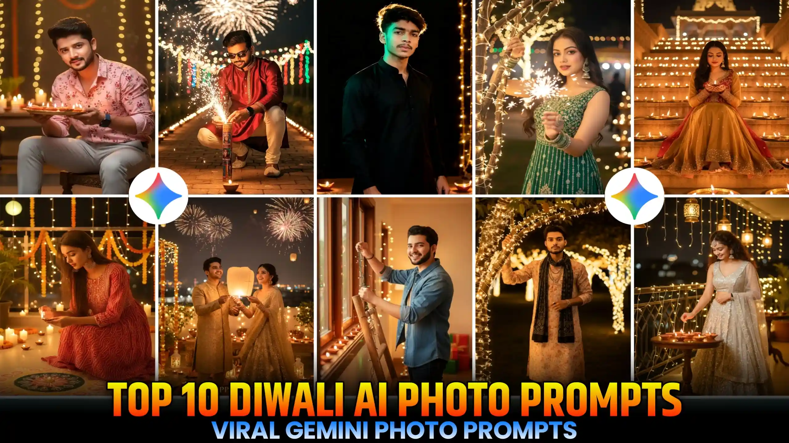 Top 10 Gemini Diwali Ai Photo Editing Prompts