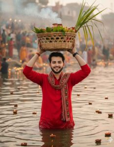 chhath puja photo prompts