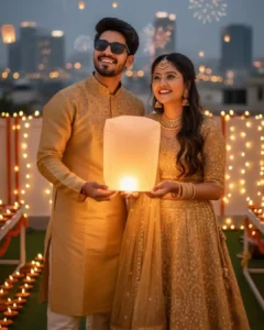 diwali photo editing google gemini prompt