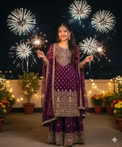 girls diwali gemini photo editing prompt