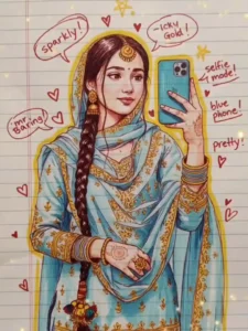 note book drawing trending gemini photo editing prompt