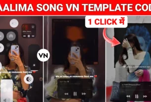 Zaalima Song Reels VN Template Code