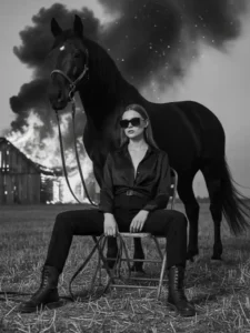 Gemini Aura farm girl photo prompt