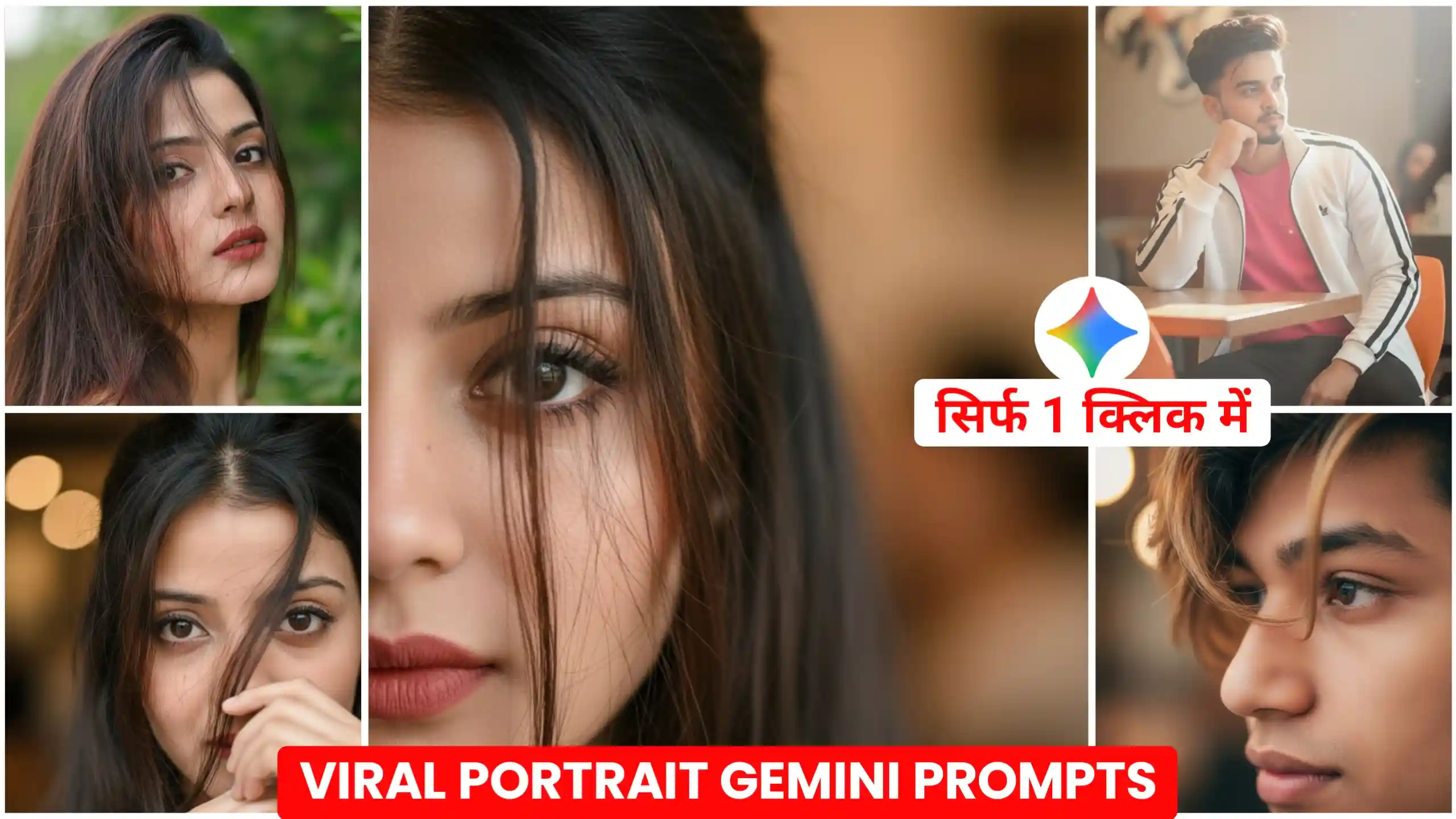 Google Gemini Close-up Portrait Photo Prompts