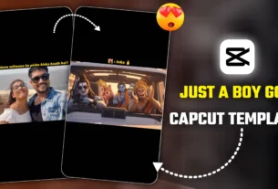 Just a Boy God in Car Capcut Template