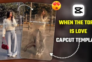 Me When The Topic is Love Capcut Template
