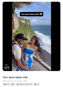 Tum dono kaise mile Capcut Template
