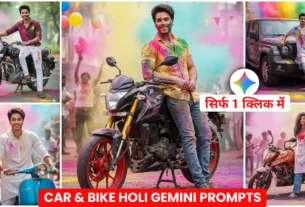 Bike & Car Holi Ai Photo Editing Prompts