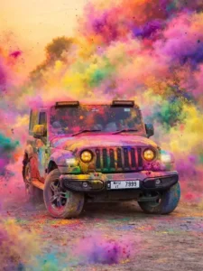 Car holi photo prompts