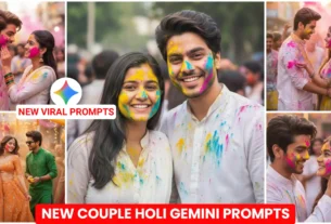 Couples Happy Holi Ai Photo Editing Prompts