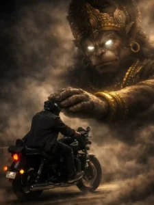 Hanumaan ji bike photo prompts