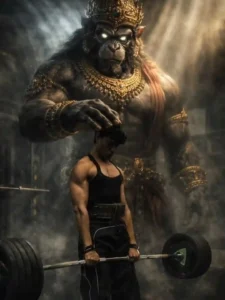 Hanuman ji gym photo prompts