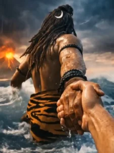 Mahadev hand holding photo editing