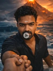 Shiva Hand holding video editing