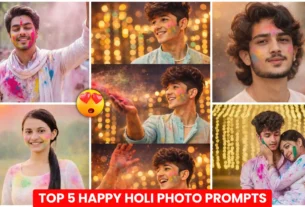 Top 5 Happy Holi Photo Editing Prompts