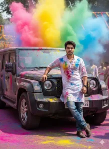 bike & car holi ai photo editing