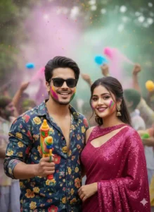 happy holi ai photo editing prompts