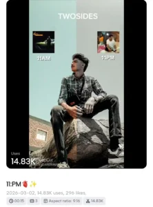 2 Side Template Capcut